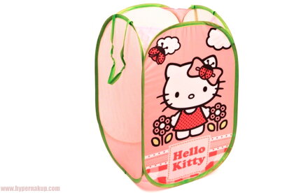 Skladací kôš na hračky prádlo Hello Kitty 