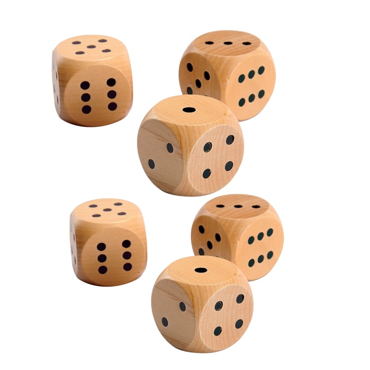 Hracie kocky 6ks