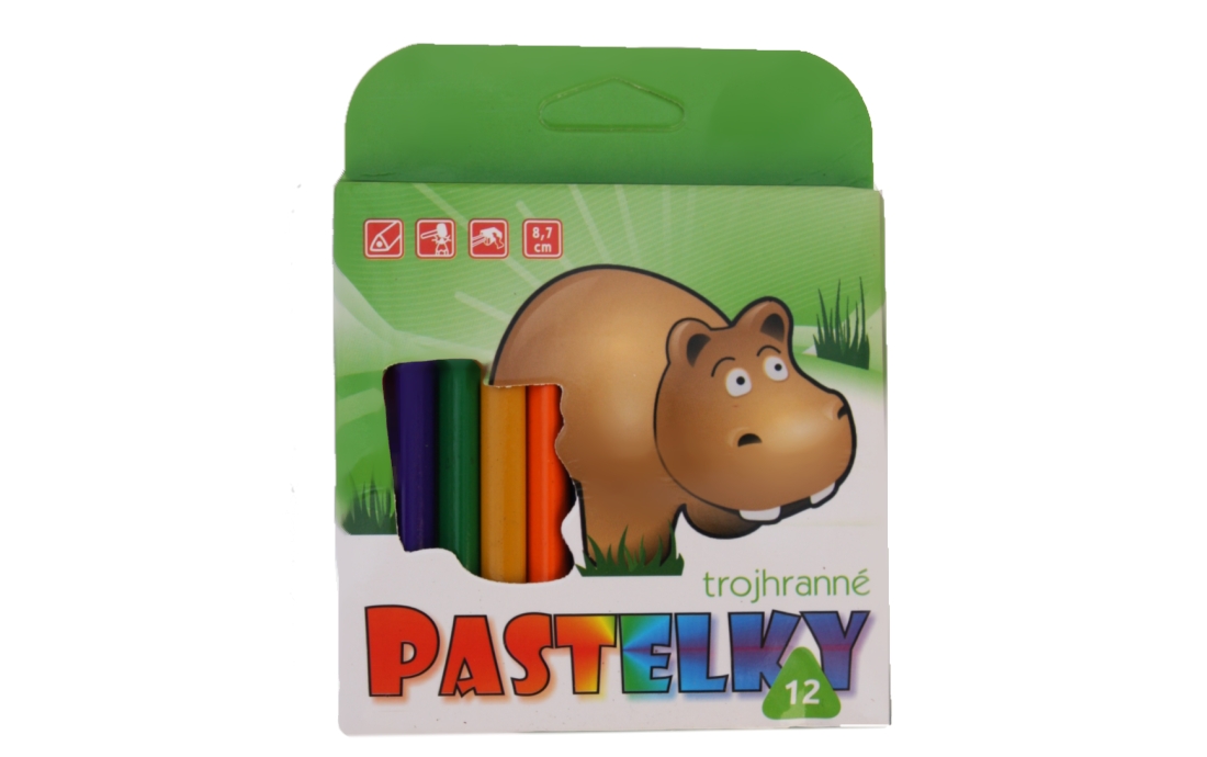 Pastelky trojhranné 12 ks farieb