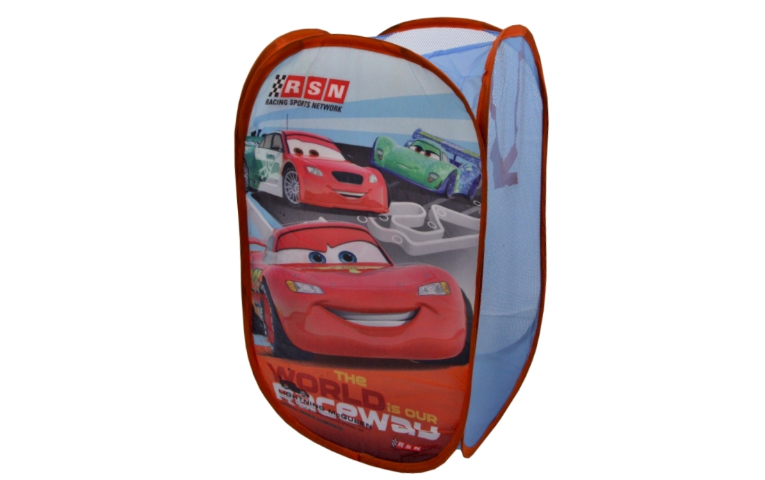 Skladací kôš na hračky prádlo Cars Mc Queen