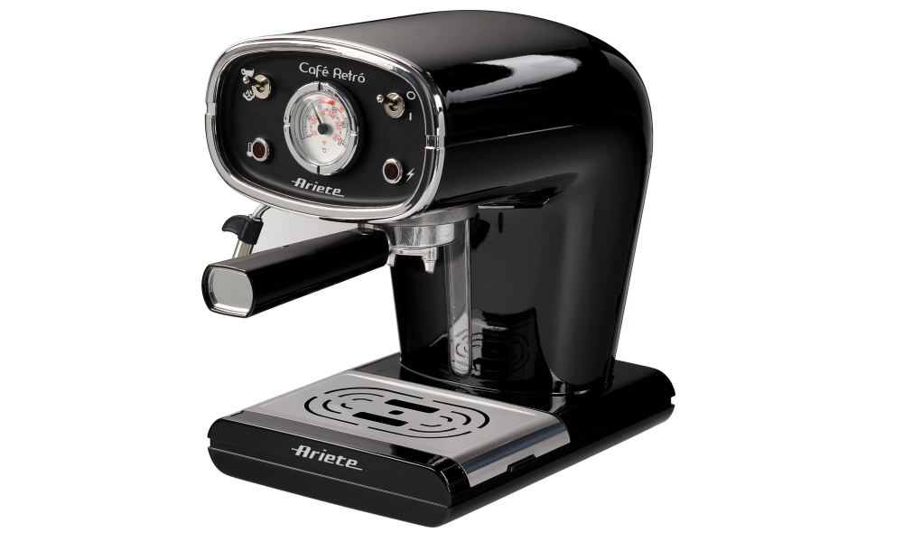 Ariete Retro Espresso kávovar, čierny, Ariete 1388/31