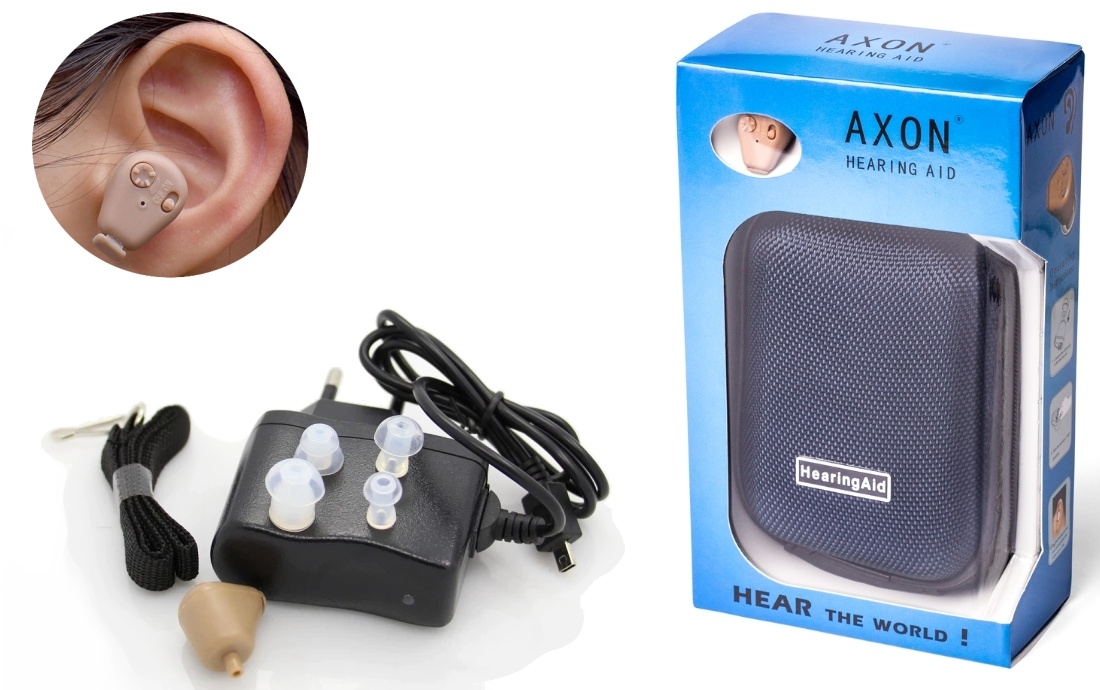 Načúvací mini strojček do ucha AXON K-88