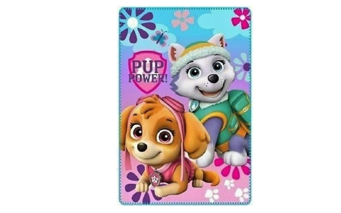 Detská fleece deka PAW PATROL Pup power 100 x 150 cm