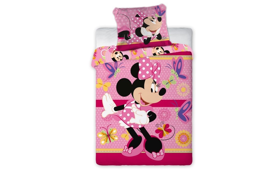 Obliečky do detskej postieľky Disney Minnie pink 100 x 135