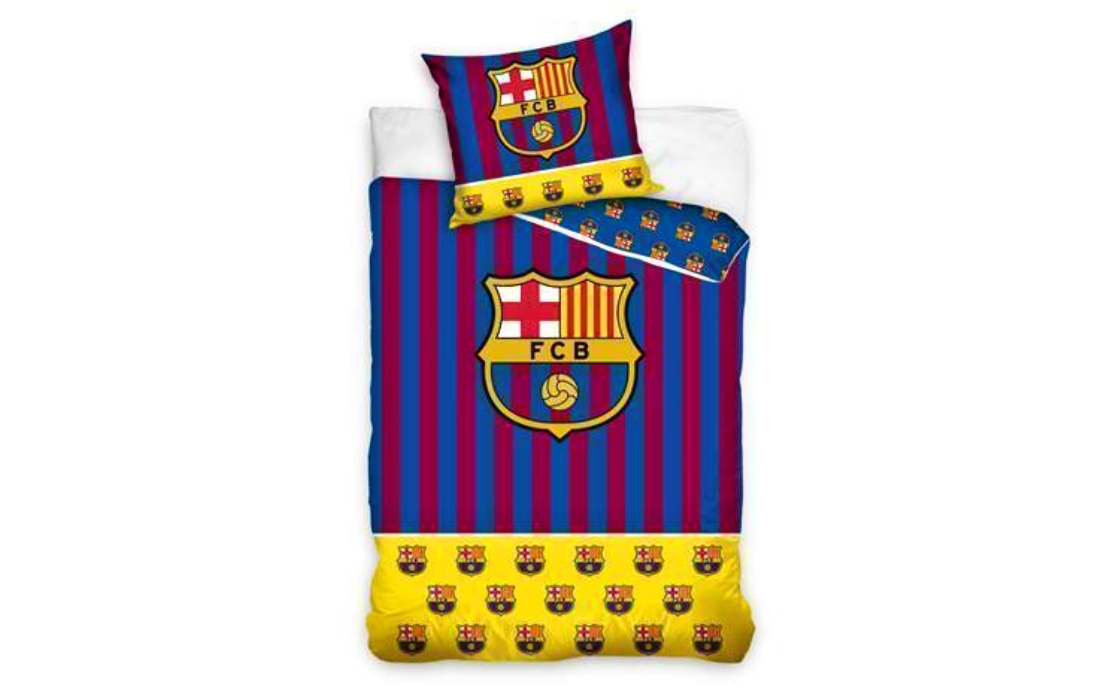 Bavlnené posteľné obliečky FC Barcelona