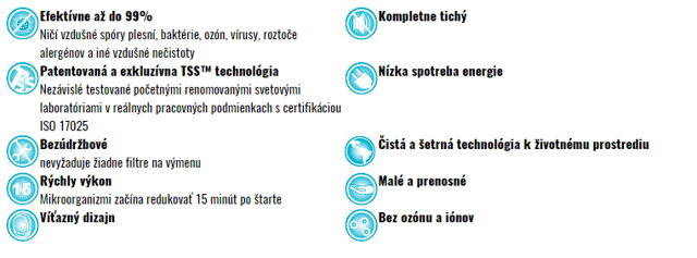 Elektronická čistička vzduchu AirFree P80