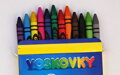 Voskovky  farebné 12 kusov 