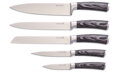 Kuchynské nože v bambusovom stojane G21 Gourmet Rustic 
