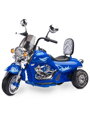 Detská elektrická motorka - trojkolka Rebel blue