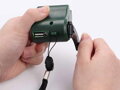 Outdoor USB dynamo nabíjačka – kľukový generátor