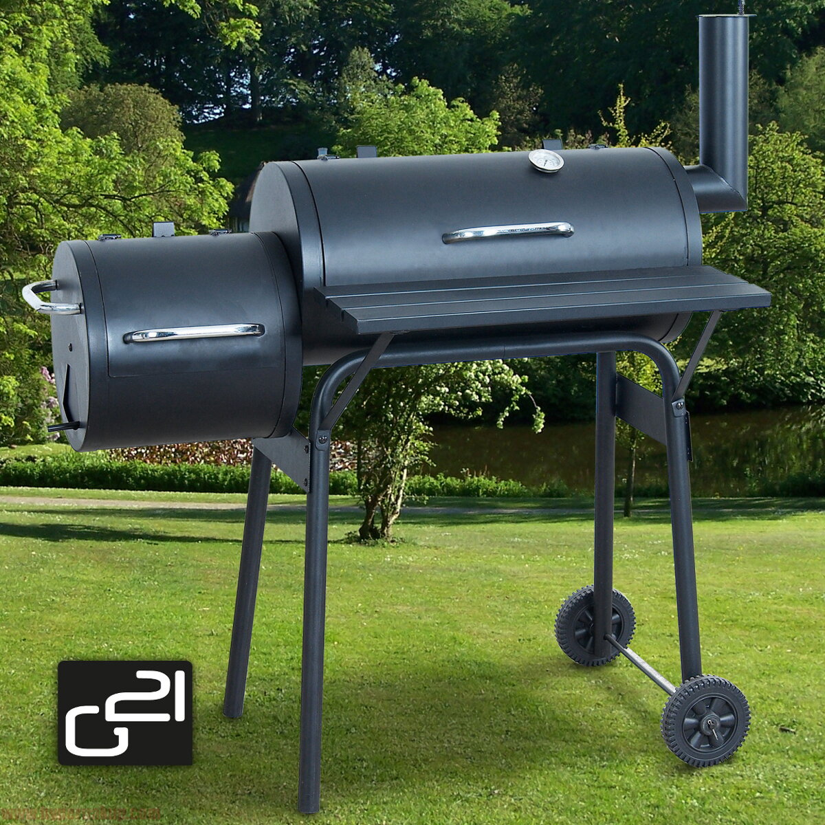 Gril Na Drevene Uhlie G21 Bbq Small S Udiarnou Predaj