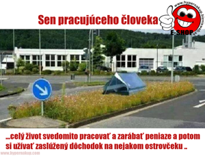 Dôchodok na peknom ostrovčeku