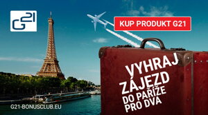 Súťaž "Vyhraj zájazd pre dvoch do Paríža" s G21