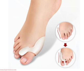 Silikónový chránič a korektor 2v1 Hallux Valgus I - 1/pár