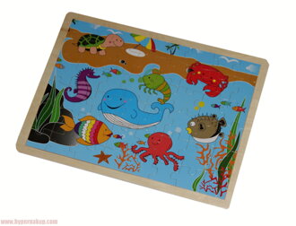 Drevené puzzle pre najmenších More