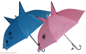 Dáždnik detský s ušami , palicový s píšťalkou, automatic