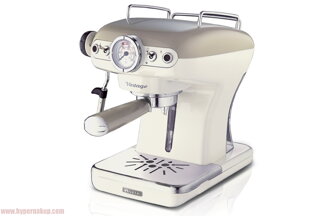 Ariete Vintage Espresso retro kávovar, krémový, 1389/13