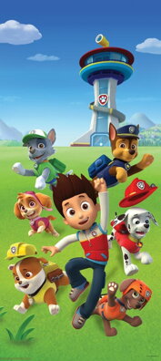 Fototapeta FTDV-5486 Paw Patrol, vliesová , 90x202 cm - 1 dielna