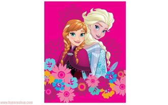 Detská Disney deka Frozen pink 100 x 140 cm