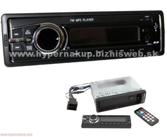 Autorádio MP3 s odnímateľným panelom