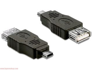 Redukcia  USB2 (F) mini USB2 (M)
