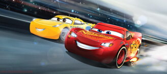 Fototapeta pre deti FTDNH 5369 Cars Autá Disney, vliesová  , 202x90 cm - 1 dielna