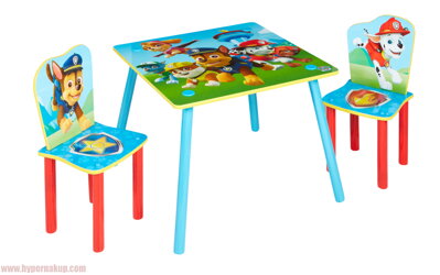 Detský stôl so stoličkami  PAW PATROL