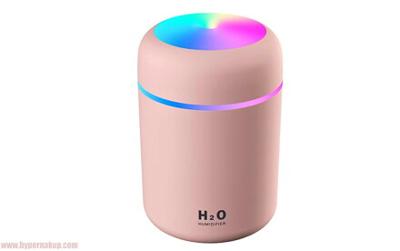 Ultrazvukový zvlhčovač vzduchu USB Colorful Humidifier H2O