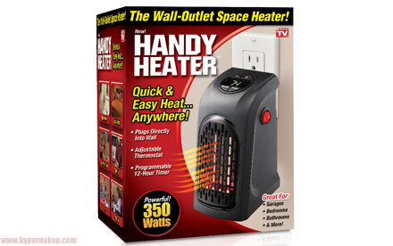 Elektrický ohrievač do zásuvky Handy Heater 400 W