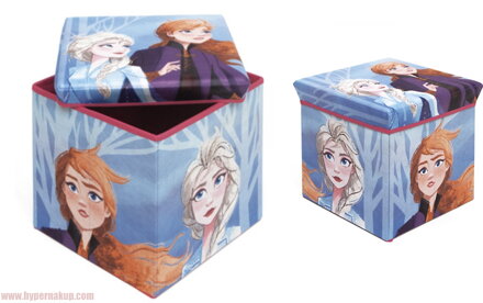 Detský úložný box taburet FROZEN