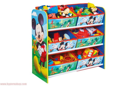 Detská komoda organizér na hračky Disney  Mickey Mouse