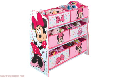 Detská komoda na hračky Disney myška Minnie Mouse 