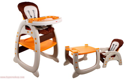 Detská jedálenská stolička so stolíkom New Style  Beige