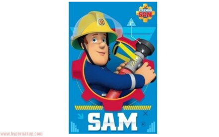 Detská deka hasič FIREMAN SAM 100 x 150 cm