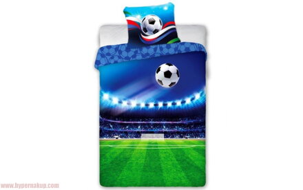 Bavlnené posteľné obliečky Fotbal 