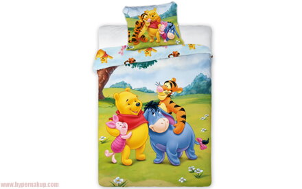 Detské posteľné obliečky Disney Macko pú Pooh  100 x 135 cm