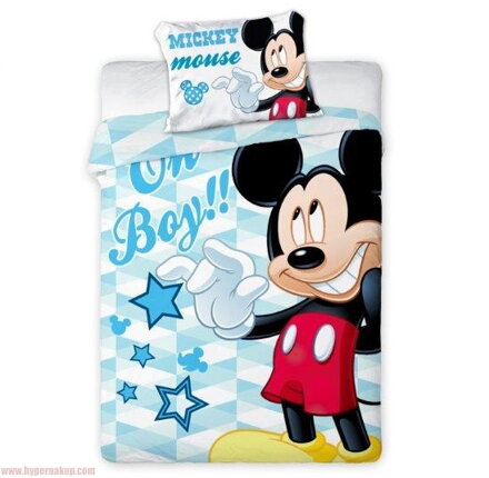 Detské obliečky Disney Mickey Mouse Oh Boy 100 x 135 cm