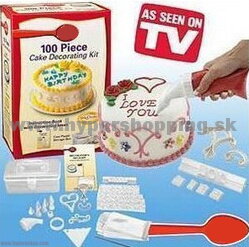 Set na zdobenie torty alebo zákuskov 100 dielov  Cake decorating kit