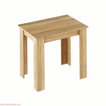 Jedálenský stôl, dub sonoma, 75x60 cm, TARINIO