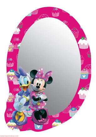 Nalepovacie dekoračné zrkadlo Disney DM 2101 Minnie Mouse a Daisy 
