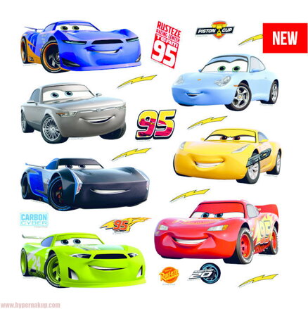 Samolepky Disney autíčka Cars 