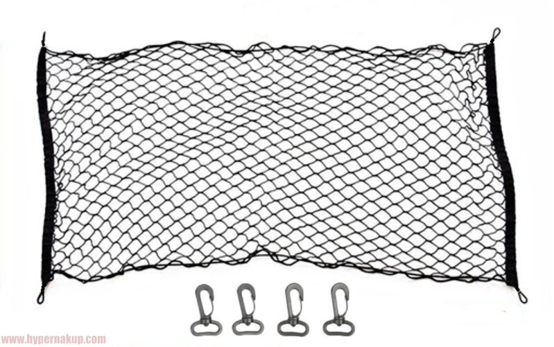 Sieťka do kufra auta pre uchytenie rôznych predmetov