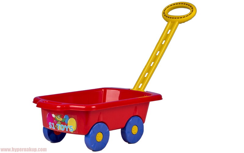 Detský vozík - vlečka ,červená 
