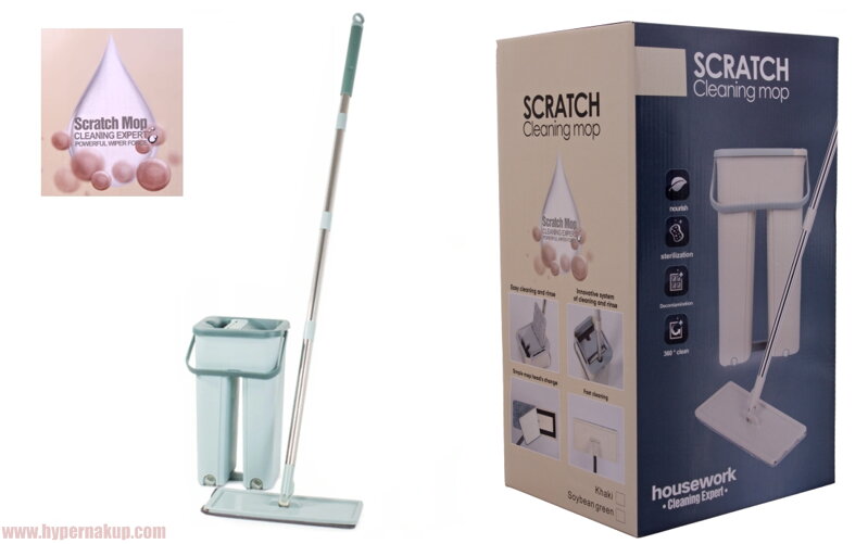 Scratch Cleaning mop - na podlahy set 2v1 Scratch Cleaning mop - na podlahy set 2v1