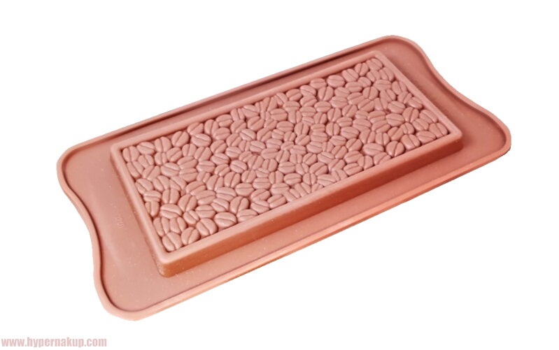 Silikónová forma na čokoládu - tablička kávové zrná