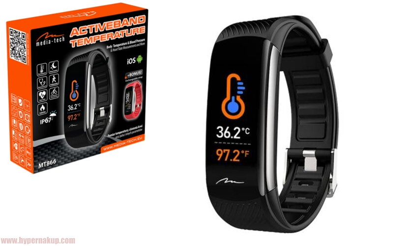 Inteligentný náramok Active Band Temperature MT866 Inteligentný náramok Active Band Temperature MT866