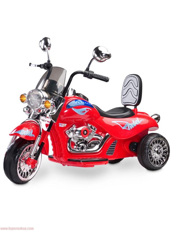 Detská elektrická motorka - trojkolka Rebel red Detská elektrická motorka - trojkolka Rebel red