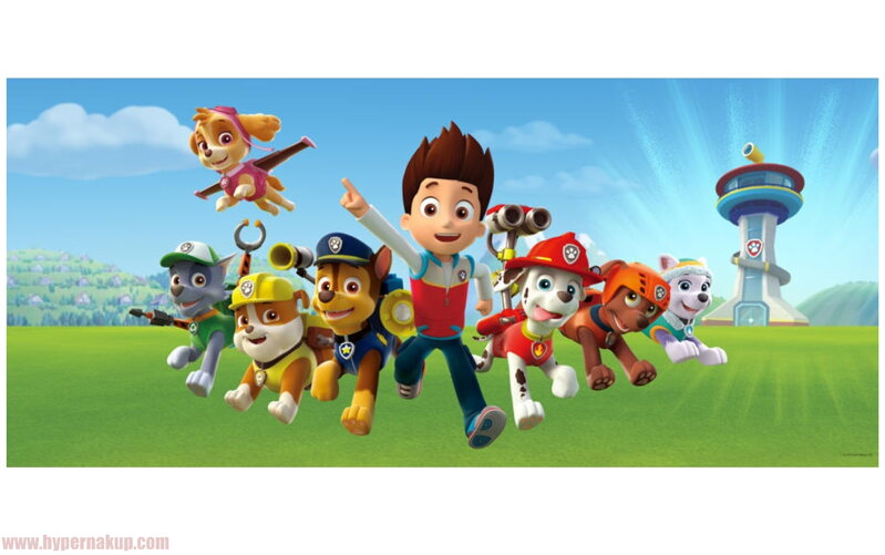 Fototapeta vliesová FTDNH 5391 PAW PATROL 202 x 90 cm