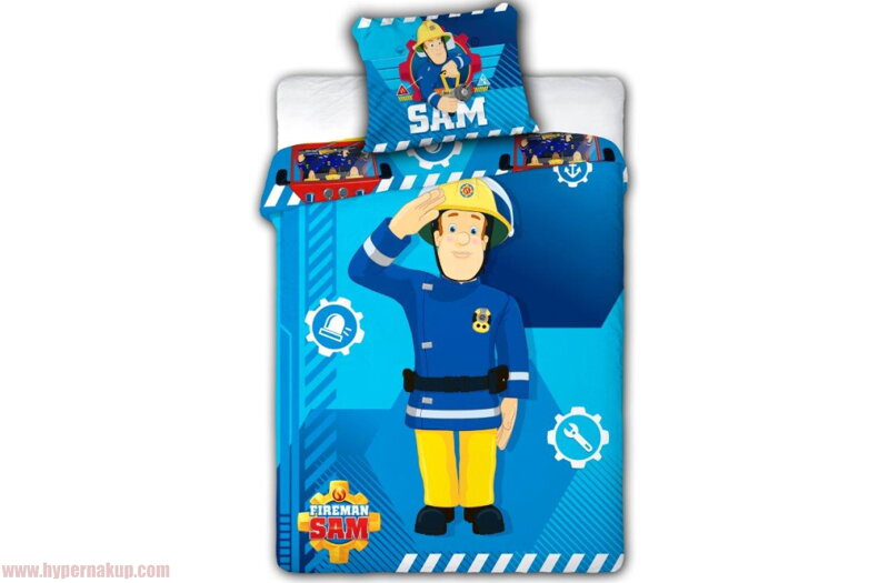 Detské obliečky Fireman hasič SAM 100 x 135 cm