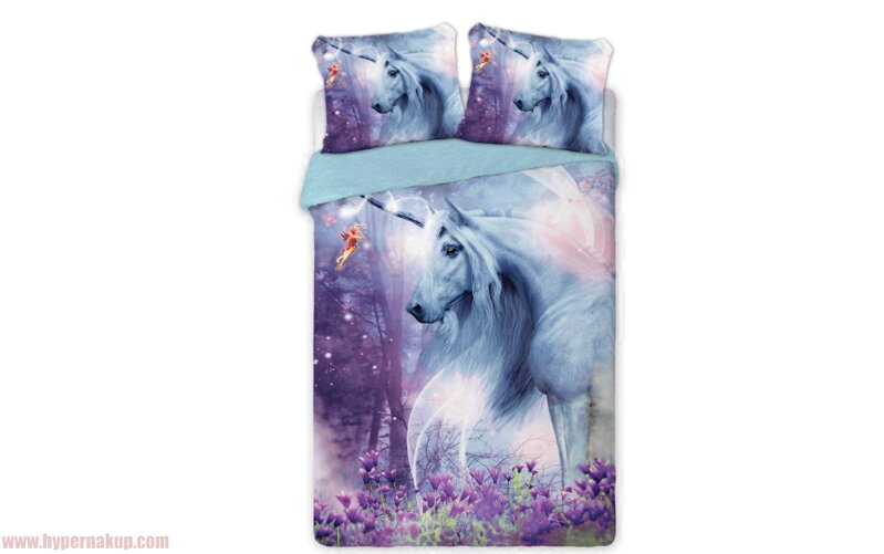 Bavlnené posteľné obliečky Unicorn 